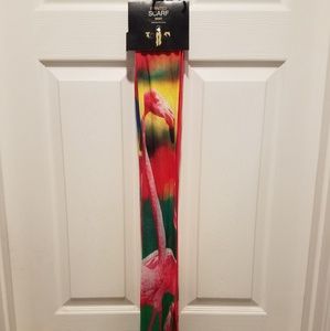Pink flamingo scarf